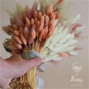 Свадебный букет из стабилизированных цветов и сухоцветов N020
