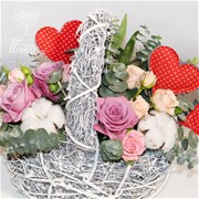 Цветочная корзина "Lovely day" A094