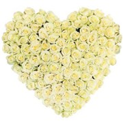 Сердце из 101 розы A071