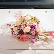 Свадебная композиция на машину (авто) I009